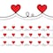 Creative Teaching Press Doodle Hearts EZ Border, Classroom Border Trim, PK72 10479 - alternate 1